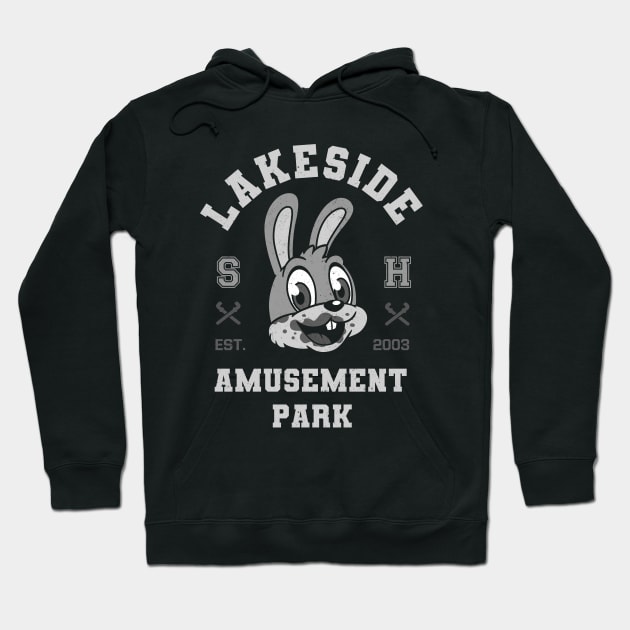 Lakeside Amusement Park - Varsity Hoodie by SunsetSurf